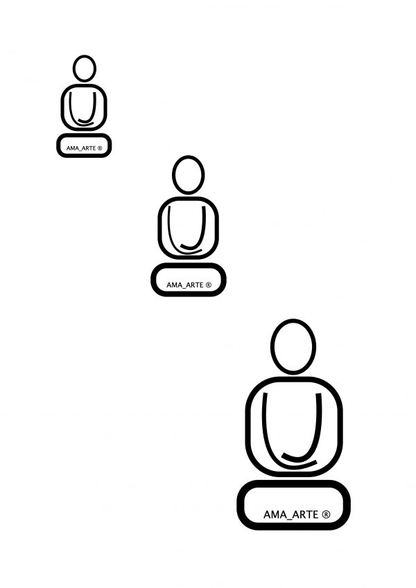 CAMISETA CORPORATIVA LOGO MEDITACION Y CHAKRAS - Imagen 3