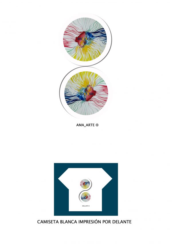 CAMISETA CORPORATIVA LOGO AMA-ARTE - Imagen 2