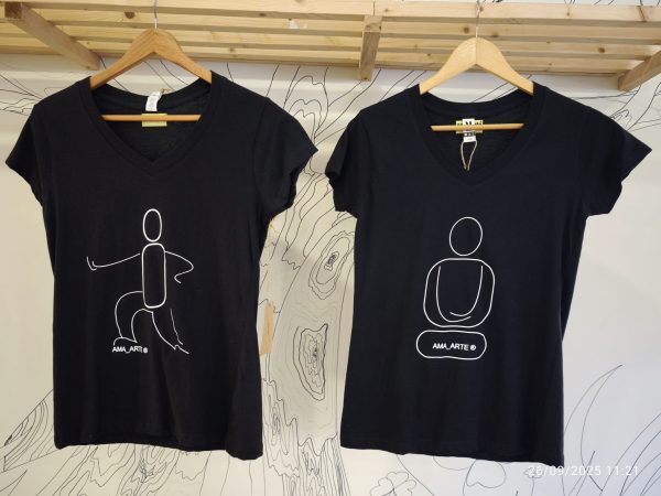 CAMISETA CORPORATIVA LOGOTIPO DE  MEDITACION o TAICHI